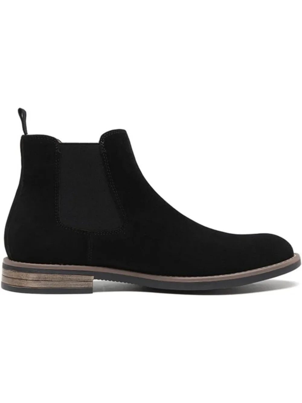 Stylish Men's Suede Chelsea Boots - Casual Slip-On Chukka Ankle Boot for Comfort
